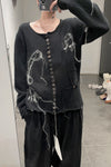 Archivio J.M.Ribot Handmade Embroidered sweater KN38/RI